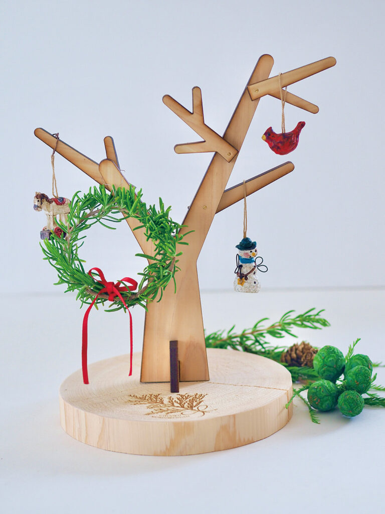 檜原村の間伐材で クリスマスツリーを作ろう！